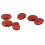 6Pcs Brown Plastic Tuning Button Knobs for Guitar 5