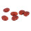 6Pcs Brown Plastic Tuning Button Knobs for Guitar 10
