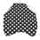 Hen Saddle Apron Double Layer Canvas Black Dot 2