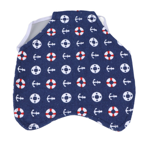 Hen Saddle Apron - Soft Double Layer Canvas Blue 1