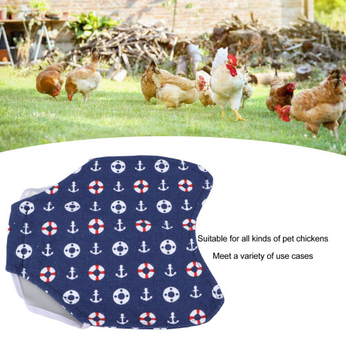 Hen Saddle Apron - Soft Double Layer Canvas Blue 2