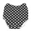 Hen Saddle Apron Double Layer Canvas Black Dot 11