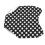 Hen Saddle Apron Double Layer Canvas Black Dot 15