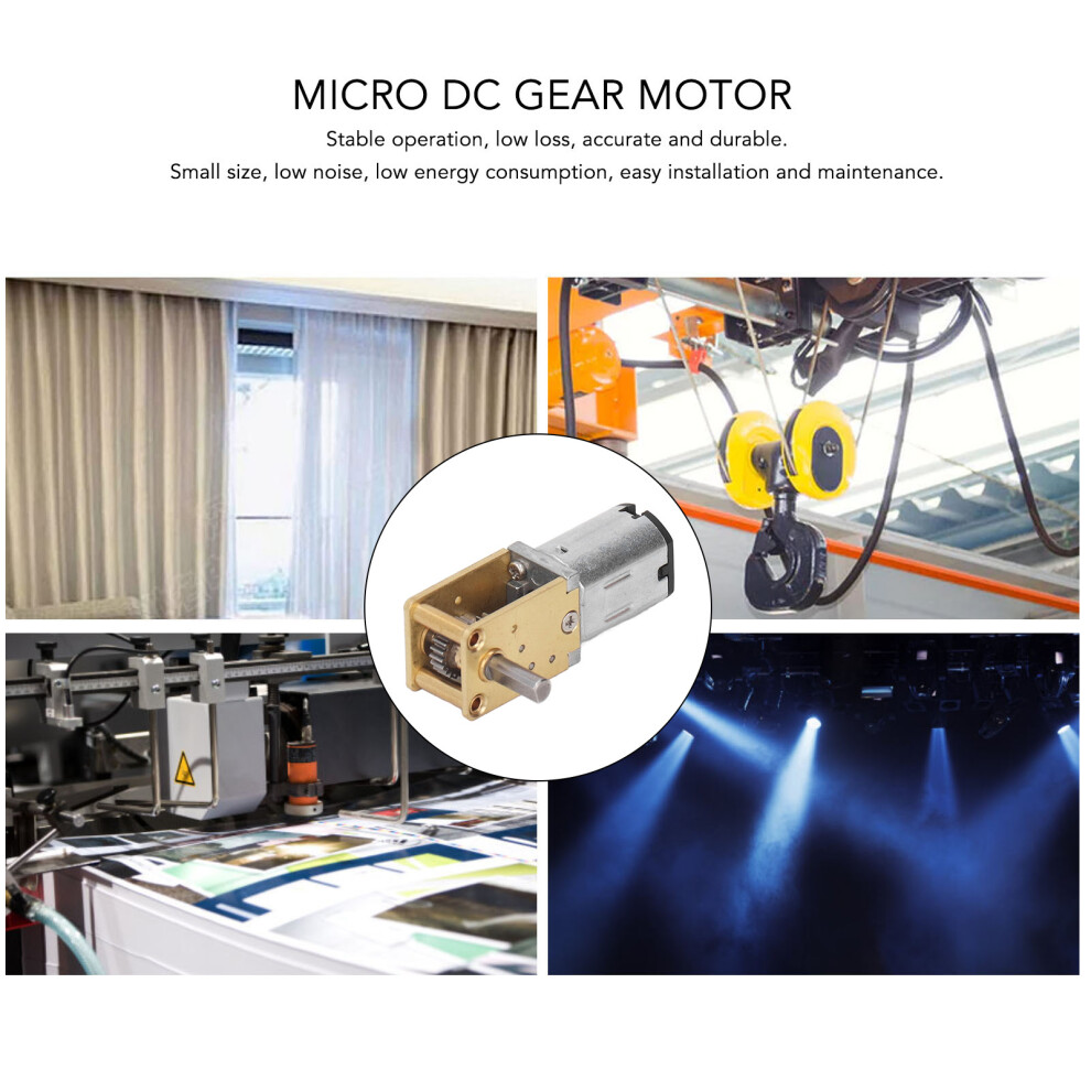 3V Mini Reduction Worm Motor 30RPM