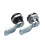 Electric Box Lock with Switch Control, Compact Circular Cabinet Door Lock, Durable Black Finish 1Pcs 4