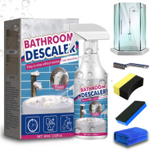 Bathroom Cleaner Spray for Quick Deep Clean, Powerful Limescale Remover Foam, Multi Surface Bathroom Use (1pcs)