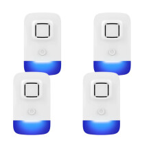 Ultrasonic Pest Repeller Plug In, Electronic Rodent Repellent for Indoor Home, Mosquito Cockroach Spider Control (4 Pack)
