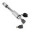 Tow Hitch Receiver Lock - White Iron, 0.5in Pin 1