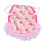 Hen Saddle Apron - Double Layer Cotton, Peach 15