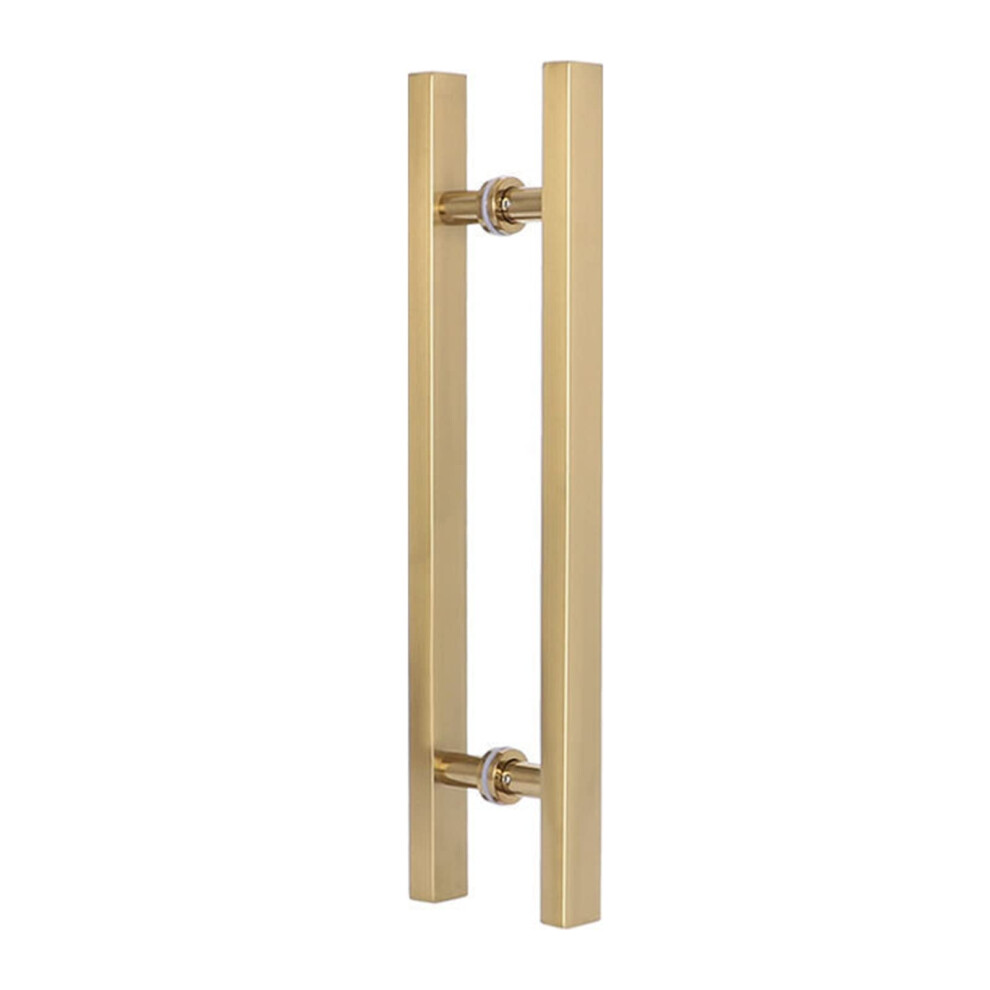 Gold Barn Door Handle 150Cm Heavy Duty Twosided Pushpull Door Pull For Glass Or Wooden Doors 9330225367000