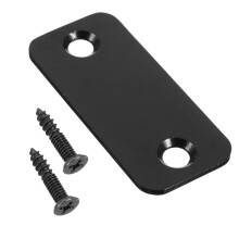Door Hole Cover Plate for Lock , Tool Installation, Stainless Steel Durable Reinforcement