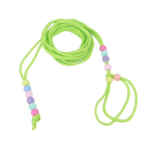 Reptile Traction Leash - Adjustable Beads, Green 1