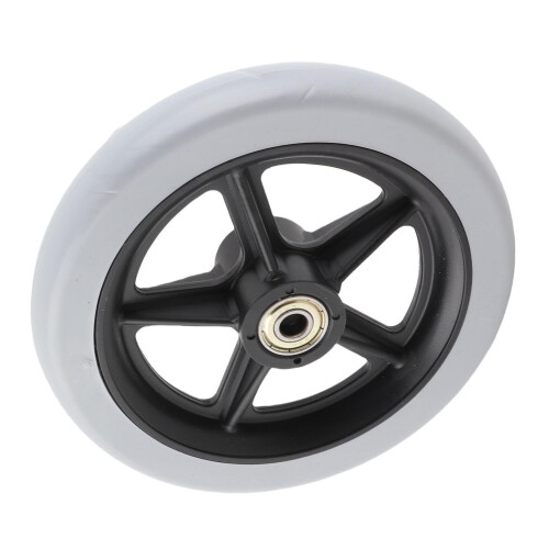 6 Inch Rubber Solid Wheelchair Caster Wheel with Nonslip Tread for Disabled Walker and Mobility Aid 1