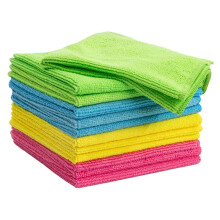 12pcs Microfiber Car Detailing Towels, Ultra Absorbent Scratch‑ Cloths for Car Wash and Home Cleaning
