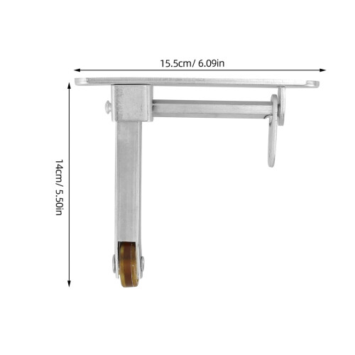 Fire Door Coordinator Automatic Double Door Closer Adjustable Metal Hardware for Coordinated Closing System 1