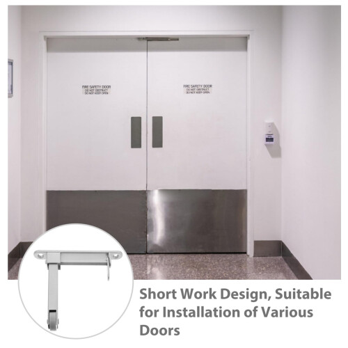 Fire Door Coordinator Automatic Double Door Closer Adjustable Metal Hardware for Coordinated Closing System 2