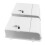 Large Capacity Wall Mounted Suggestion Box Set, Rainproof White Mail Box for Office and Community Use 1