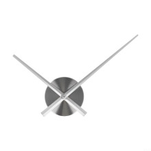 Clock Movement Kit with Durable Quartz Wall Clock Mechanism and Long Hands for DIY Crafts Silver