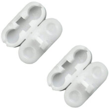 Roller Blind Chain Connector 10 Pack White Plastic Bead Joiners Easy Snap Connection for Quick