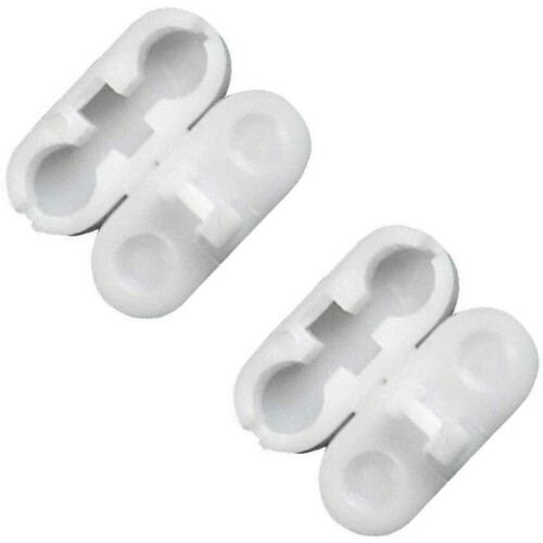 Roller Blind Chain Connector 10 Pack White Plastic Bead Joiners Easy Snap Connection for Quick