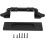 Modern Black Sliding Barn Door Handle Set, Flush Pull Design for Wooden Doors, Easy DIY Install 1