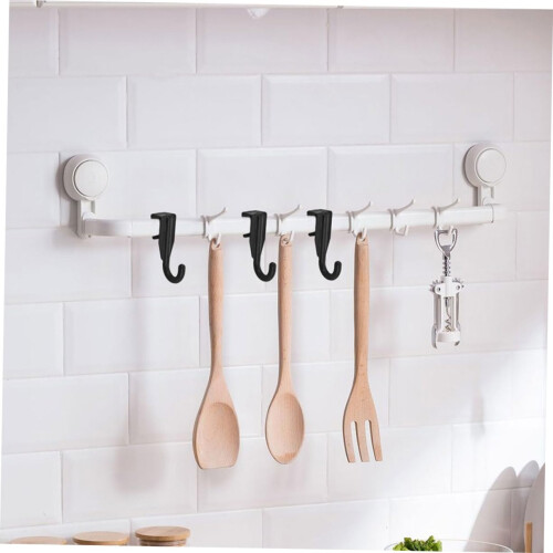 16pcs Plastic Bathroom Hooks Over the Door Towel Hooks for Kitchen Rack SpaceSaving Tool Installation 2