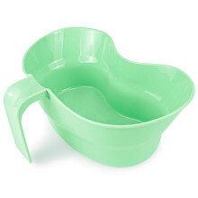 Emesis Basin,Vomit Basin Cup Plastic Mouthwash Cup with Hanging Handle Graduated Kidney Shaped Bowl Oral Care Accessories for Bedridden Patient