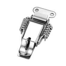 2pcs 304 Stainless Steel Toggle Latch Clamp Set, Spring Loaded Draw Latch for Toolbox and Cabinets