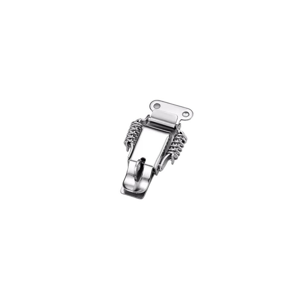 2Pcs 304 Stainless Steel Toggle Latch Clamp Set, Spring Loaded Draw Latch For Toolbox And Cabinets 9330225367413