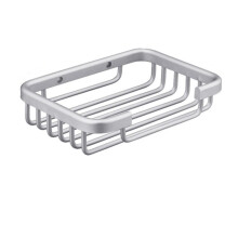 2pcs Aluminum Soap Dish with Quick Drain Design for Bathroom Shower and Kitchen, Easy Installation