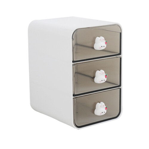 Lightweight Portable Desktop Organizer Drawer for-White small