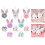Festival Rabbit Rear Ears Decoration For Easter Spring-Gray 3