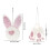 Festival Rabbit Rear Ears Decoration For Easter Spring-Gray 4