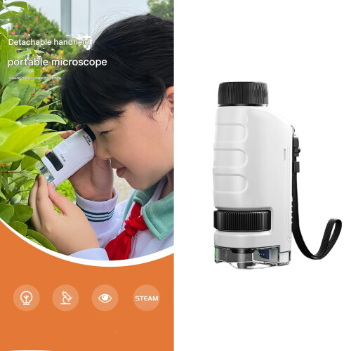 Adventure Ready Portable Microscope Large Power Strong-Blue 1