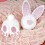 Festival Rabbit Rear Ears Decoration For Easter Spring-Gray 5