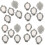 Easy to Use Alloy Gemstones Base for Handcrafted-Ancient Silver 1