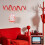 Minimalist Waved Designs Metal Wall Hook With 3 Hooks-orange. 3
