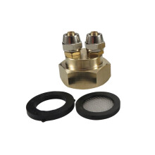 Adaptateur de tuyau de 3/4 pouces à Double 1/4 pouces,-1 pièce