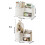 Rotating Brushes Holder Portable Designs For-White Y6104 2
