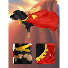 (L) Halloween Cosplay Superman Pet Dog Cape Dog Apparel