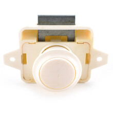 3PCS RV Push Lock 26mm Camper Cabinet Latch, Durable Alloy Recessed Design for Boat Drawer Furniture
