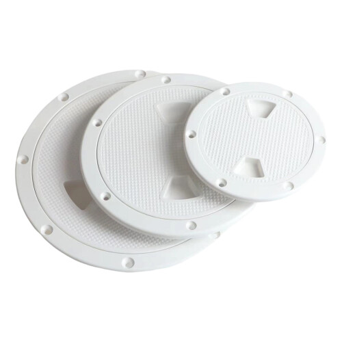 Couverture de trappes rondes de durabilité pour-6 pouces Blanc 1