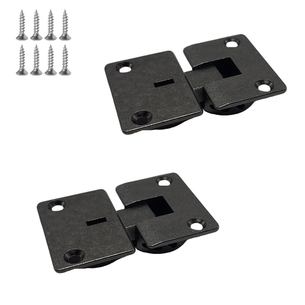 2Pcs Soft Close Concealed Cabinet Hinges 90 Degree Adjustable Hidden Zinc Alloy Hinges For Corner Cabinets And Folding Tables 9073542037309