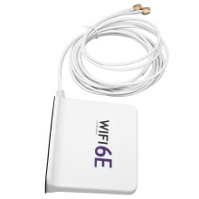 WiFi6E 4dBi Omnidirectional Antenna 2m/6.6ft White