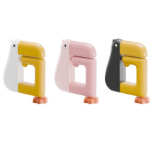 3PCS Duckbill Clamp On Desk Hook, Adjustable Space‑Saving Hangers with Scratch‑ Silicone Base for Bags and Headphones