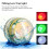 5 Pcs LED Fish Attraction EyeShape 12mm 150mAh 4