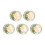 5 Pcs LED Fish Attraction EyeShape 12mm 150mAh 13