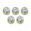 5 Pcs LED Fish Attraction EyeShape 12mm 150mAh 14