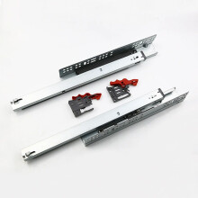 10 Inch Soft Close Drawer Slides 2 Pairs Stainless Steel Full Extension Ball Bearing for Kitchen Cabinets