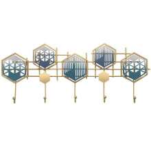 Modern Wall Mounted Coat Rack with Durable Iron Hooks, Space Saving Organizer for Entryway, Bedroom and Bathroom